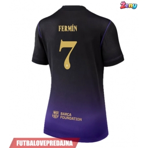 Lacne Ženy Futbalové dres Barcelona Fermin Lopez #7 2026-27 Krátky Rukáv - Preč
